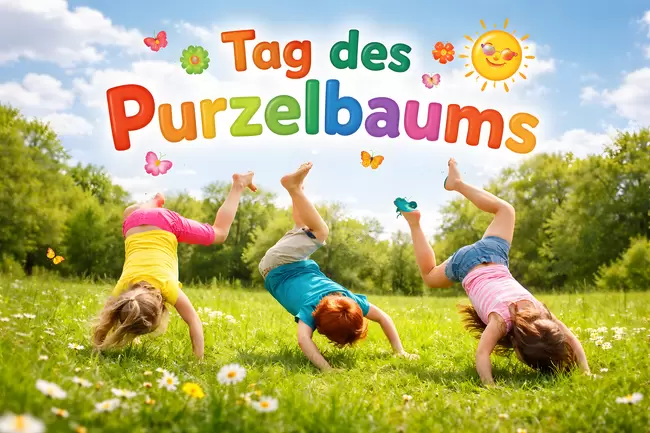 Tag des Purzelbaums am 27. Mai