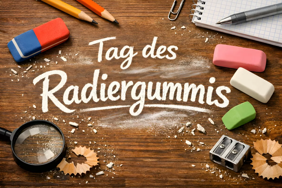 Tag des Radiergummis am 15. April