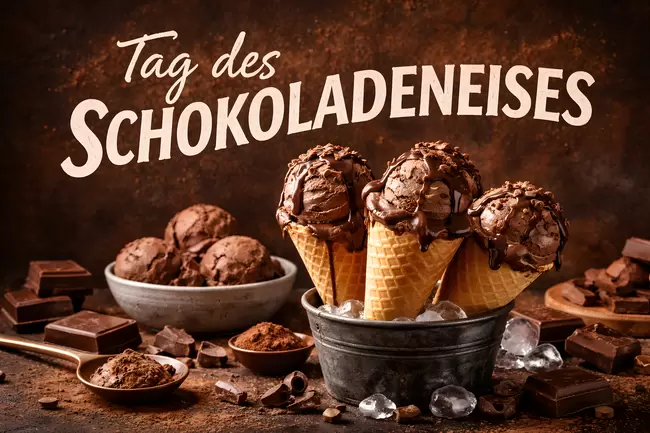 Tag des Schokoladeneises am 7. Juni
