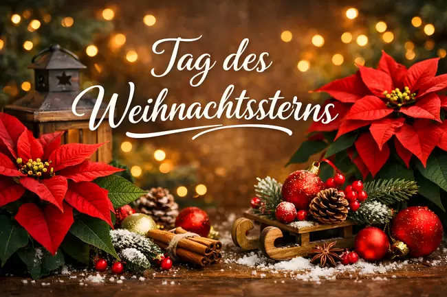 Tag des Weihnachtssterns am 12. Dezember