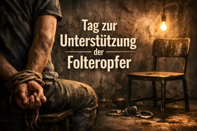Tag zur Unterstützung der Folteropfer am 26. Juni