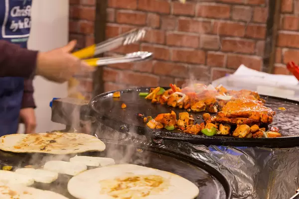 Tandoori Chicken Wraps