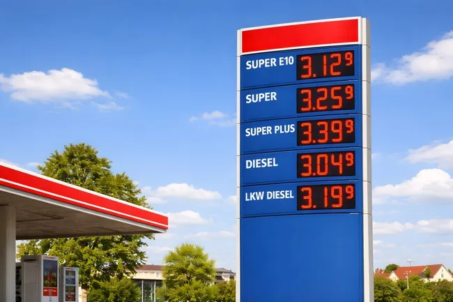 Tankstellenpreise mit Spritkosten über 3 Euro pro Liter