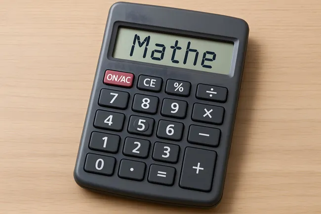 Taschenrechner mit Mathe-Display