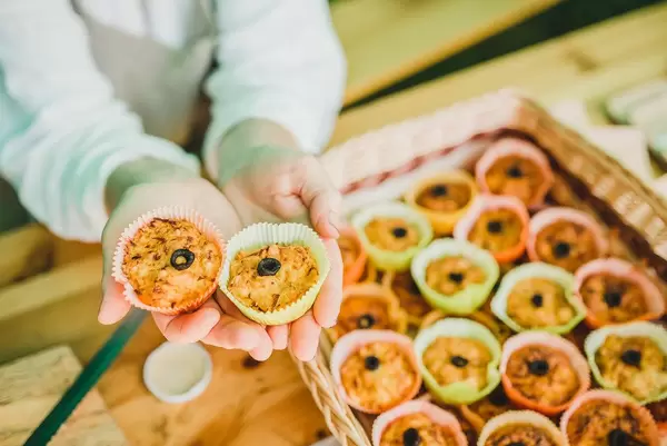 Tasty Comemade Salty Cupcakes  With Cabagge And Olives (Flip 2019)