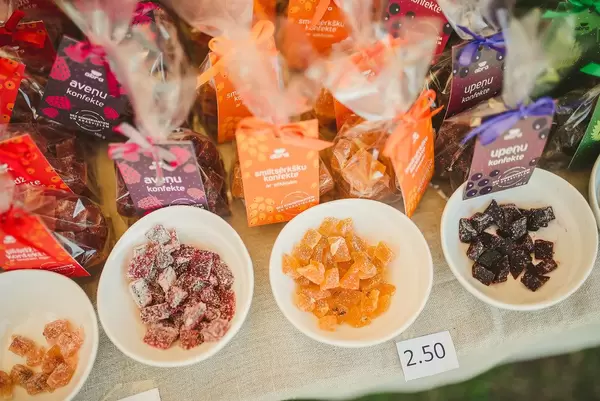 Tasty Jelly Candies On Different Flavours