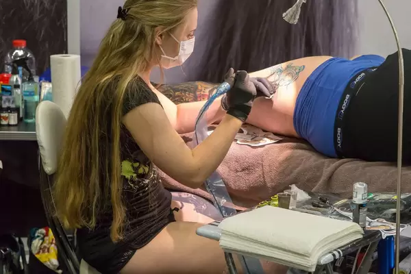 Tattoo mit Ryu aus Street Fighter