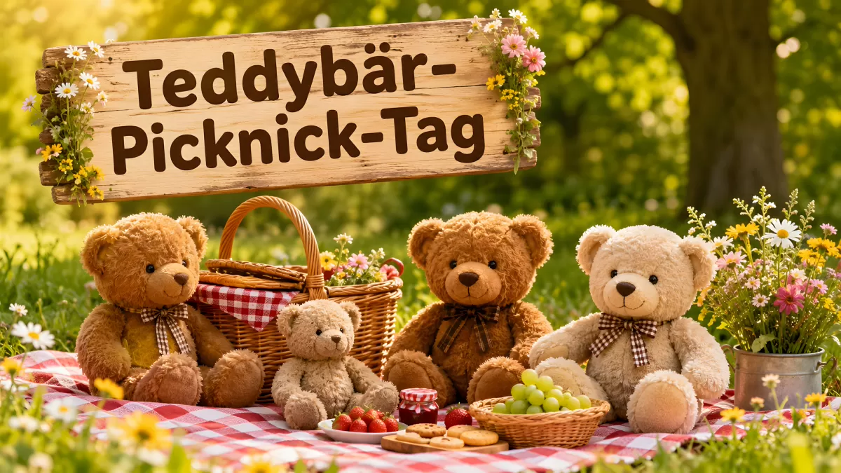 Teddybär-Picknick-Tag am 10. Juli