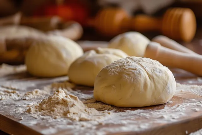 Teigzubereitung für Brot oder Gebäck
