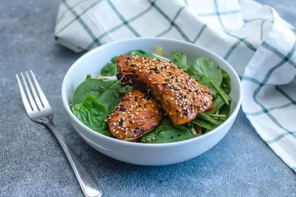Teriyaki Fish with Spinach  (Flip 2019) (Flip 2019)
