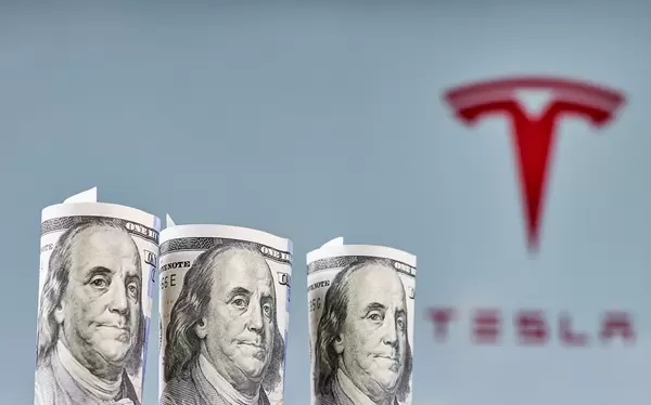 Tesla shares surge