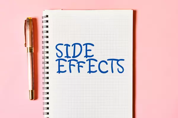 Text SIDE EFFECTS on the notepad