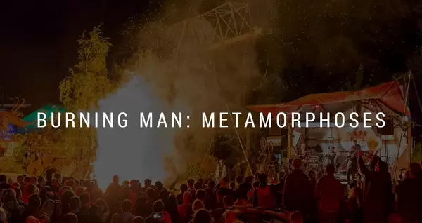 The annual Burning Man Festival in Nevada and the temporary hippie town Black Rock City end with igniting the giant statue in front of the festival crowd