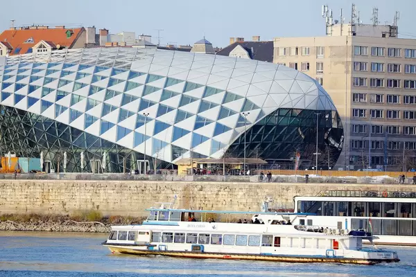 The Balna, Whale, modern building in Budapest, Hungary