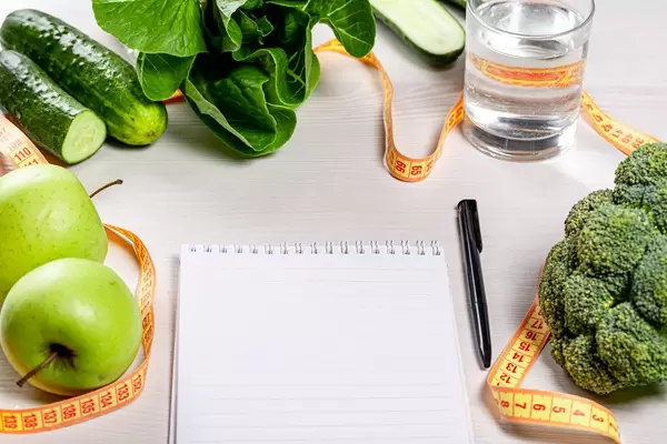 The concept of drawing up menus and ingredients for proper nutrition