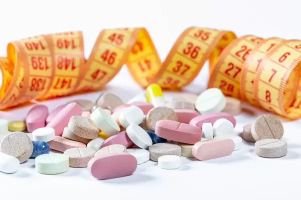 The concept of weight loss using medication pills