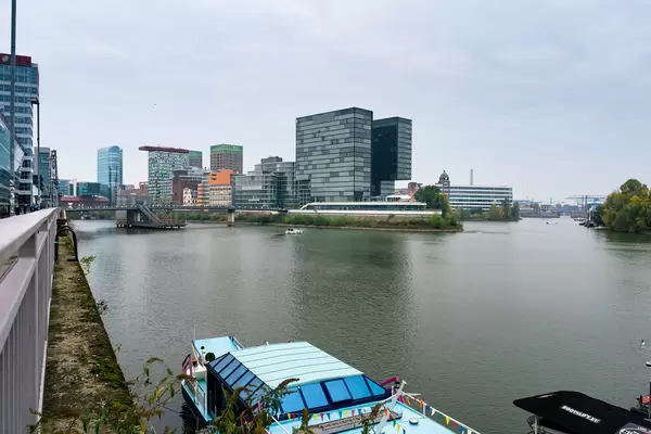 The Media Harbour in Düsseldor (Düsseldorf-Hafen)