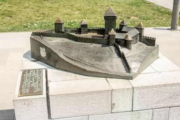 The model of the old fortress at Kalemegdan in Belgrade