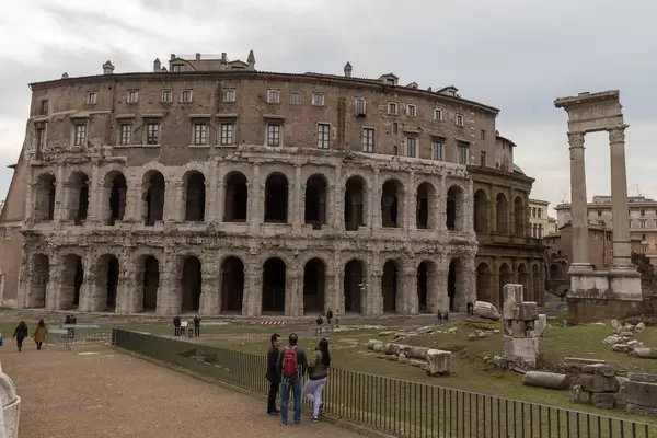 The Ruins of the Teatro di Marcello in Rome