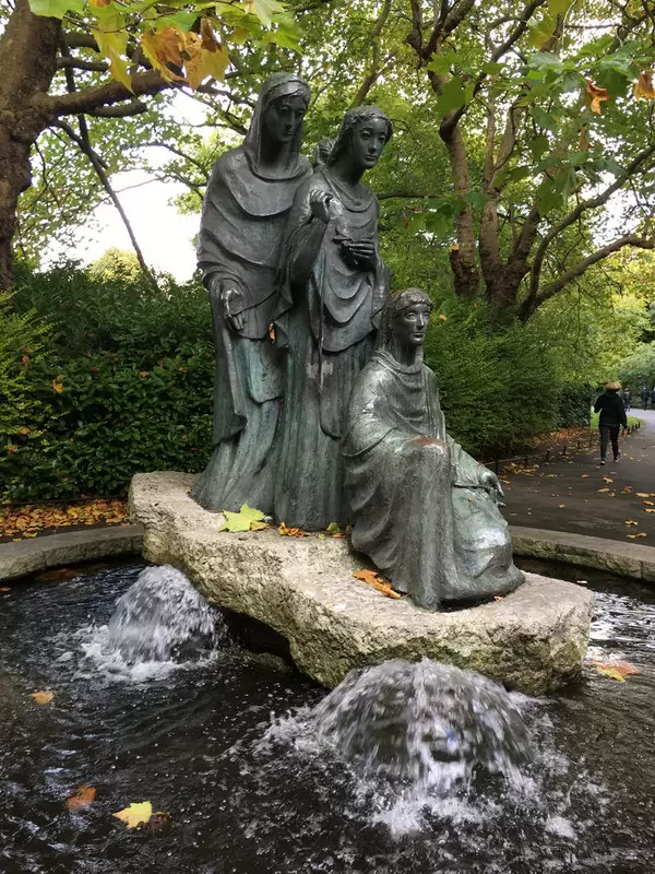 The Three Fates (inside the Leeson Street gate, St. Stephen's Green, Dublin, Ireland)