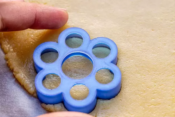 The woman in the dough cuts out cookies (Flip 2019) (Flip 2019)