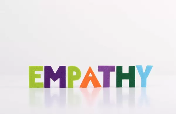 The word Empathy on white background