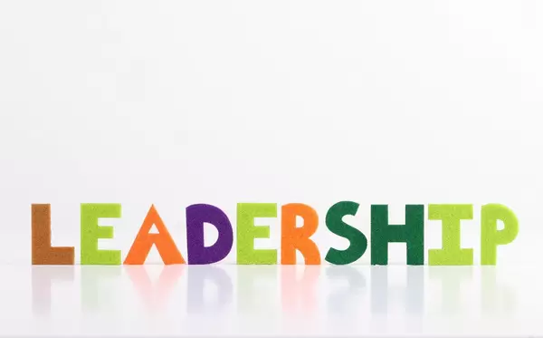 The word Leadership on white background