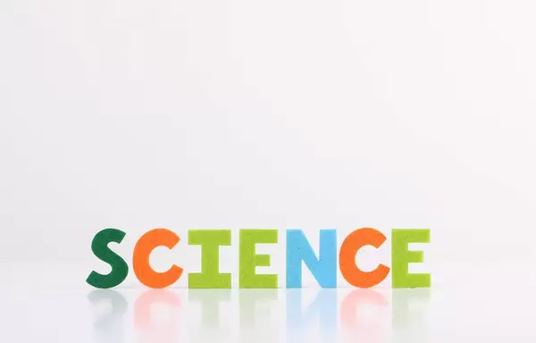 The word Science on white background