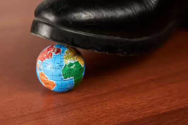 The world after covid-19. The world under the pressure concept