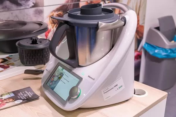 Thermomix TM6 presented at Fibo Cologne - a kitchen appliance for chopping, frying, kneading, steaming, frying and slow cooking