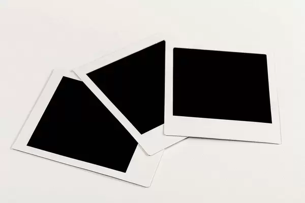 Three instant photos from Polaroid