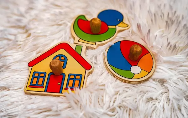 Three Wooden Kid Toys