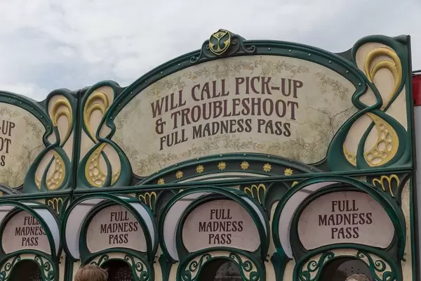 Ticket sale for the Tomorrowland festival in Belgium where the visitors can buy their Full Madness Pass