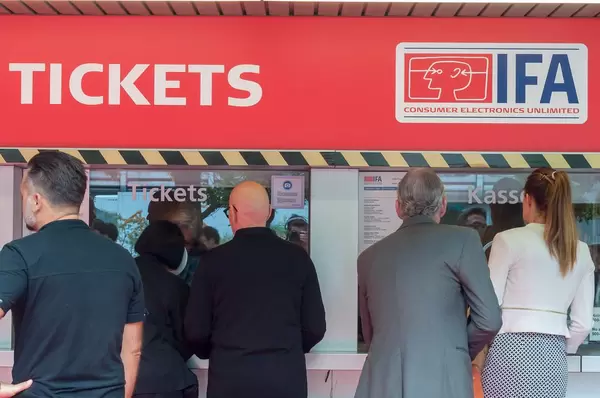 Ticketschalter auf der IFA Berlin 2018
