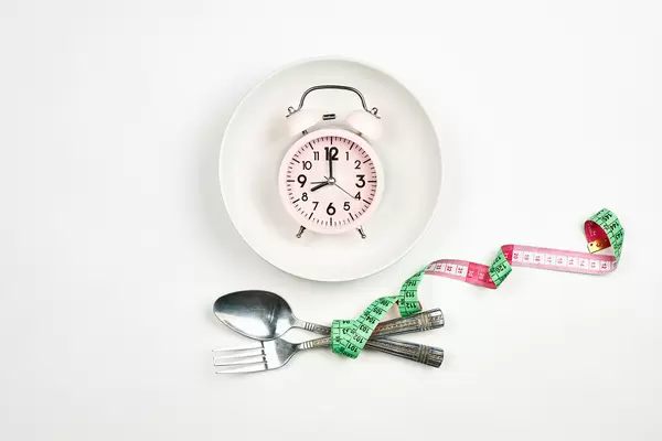 Time to control weight. Diet or healthy food concept
