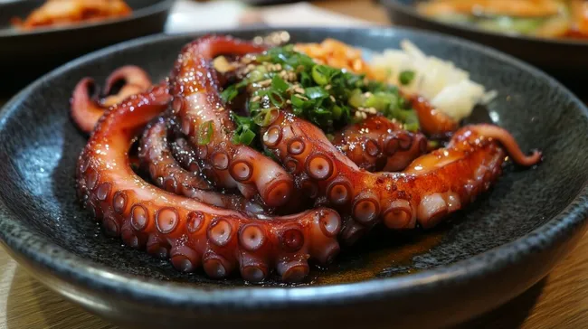 Tintenfisch-Tentakel in koreanischer Spezialität