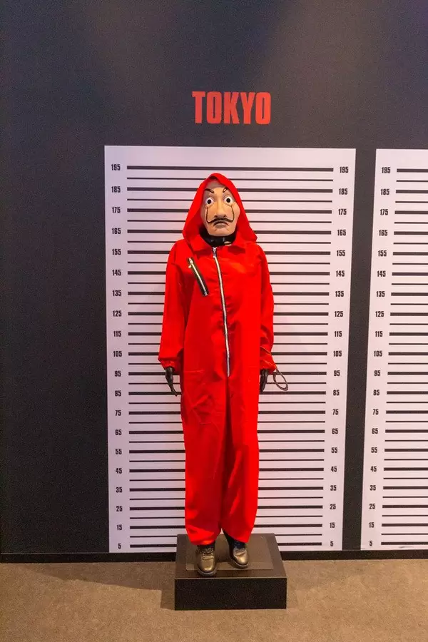 Tokyo's custom from the Netflix original series 'Money Heist' on display at the Gamescom trade fair