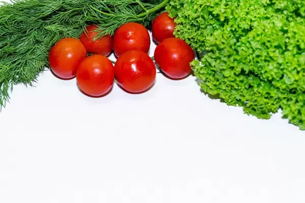 Tomatoes with dill and lettuce  Flip 2019