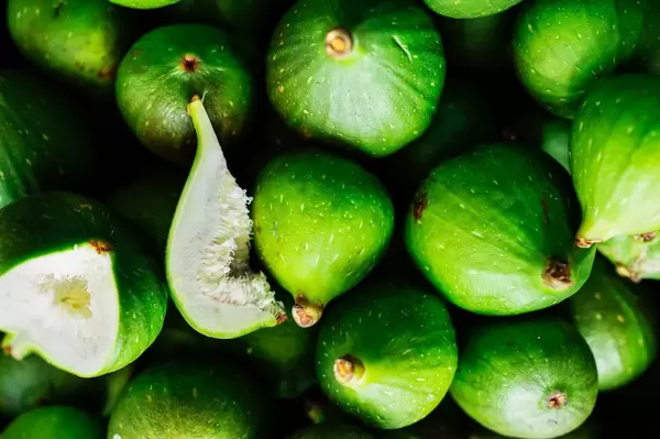 Top-down of an open fig