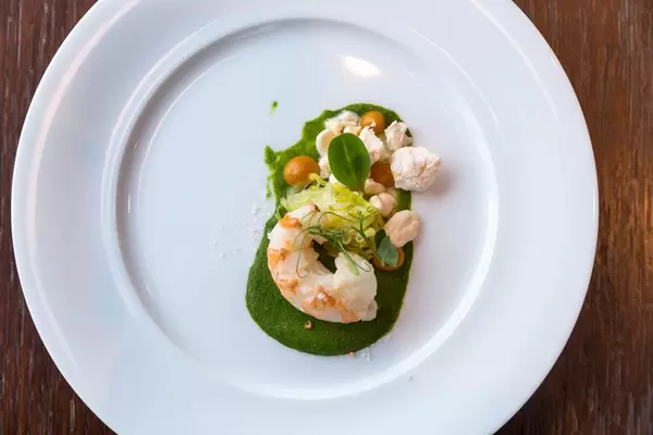 Top view of a delicacy at Chino Latino restaurant