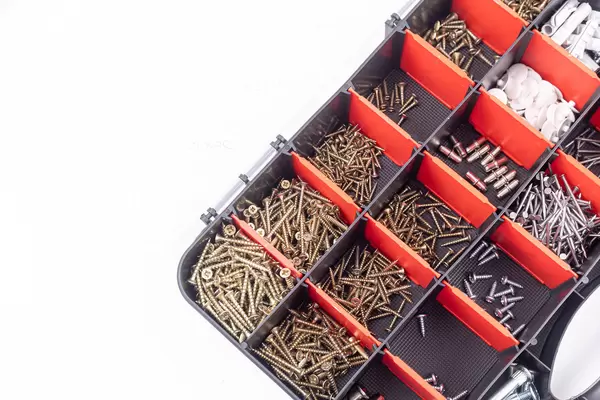 Top view of Hardware Box with Screws