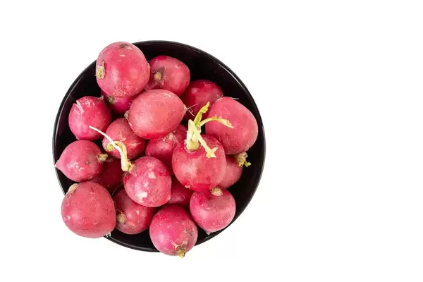 Top view of Healthy Fresh Red Radishes (Flip 2019)