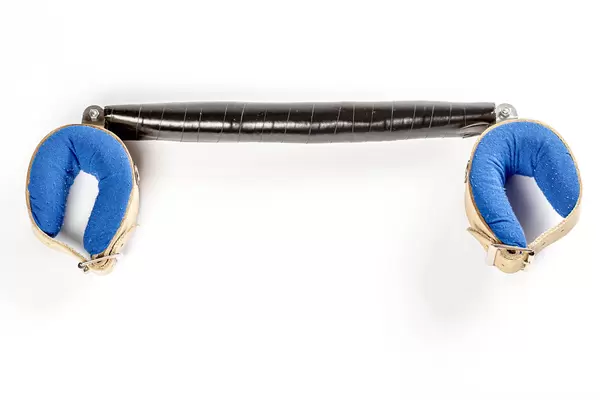 Top view, Vilensky splint on white background