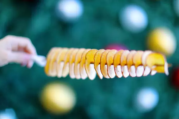 Tornado potato chips at Christmas market (Flip 2019)