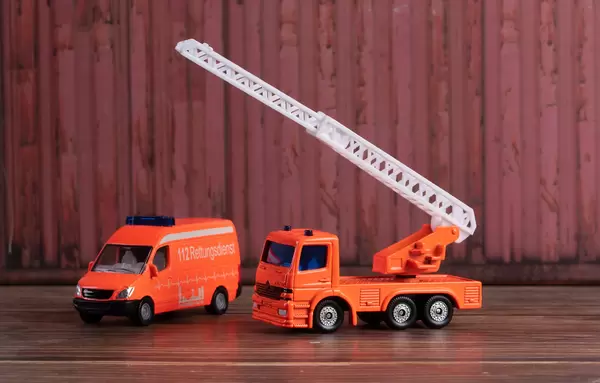 Toy car fire trucks