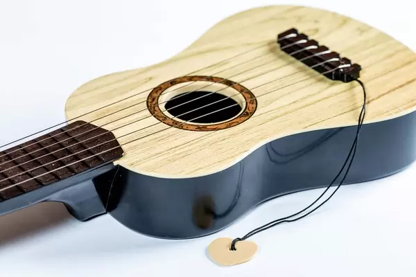 Toy guitar with strings  Flip 2019