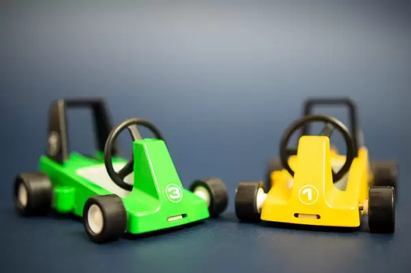 Toy racing cars