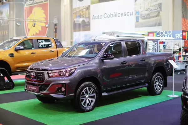 Toyota Hilux Legend truck at Bucharest Auto Show 2019 SAB