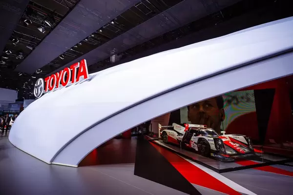 Toyota stellt seinen Rennwagen #8 GR bei der IAA 2017 in Frankfurt am Main vor