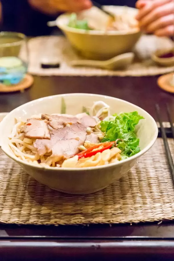 Traditional Hoi An Noodles with Pork Char-Siu (Cao lau)